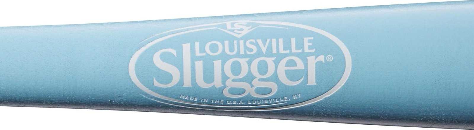 Louisville Slugger Genuine Mix Bat - Light Blue - HIT a Double - 1