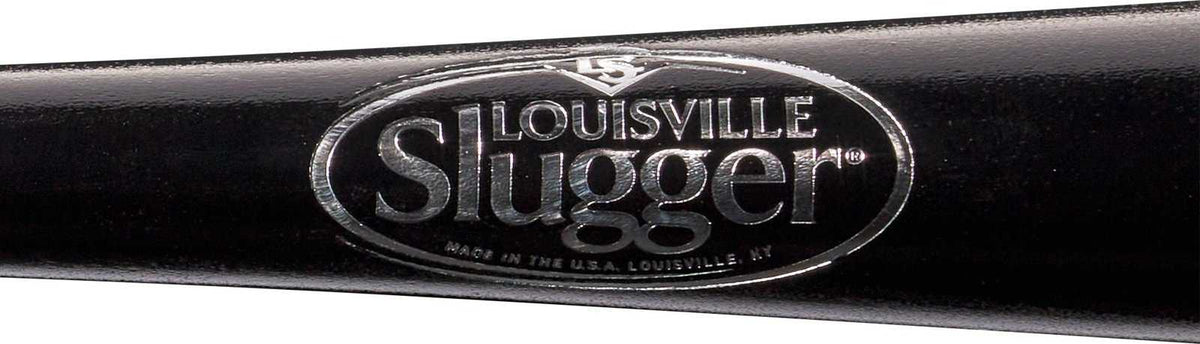 Louisville Slugger Genuine Mix Wood Bat - Black - HIT a Double - 4
