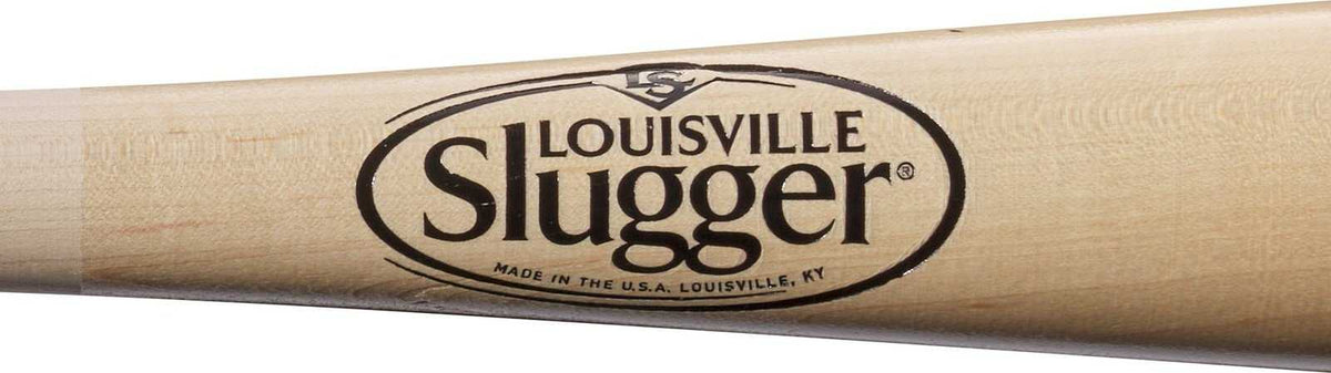 Louisville Slugger Genuine Mix Wood Bat - Natural - HIT a Double - 4