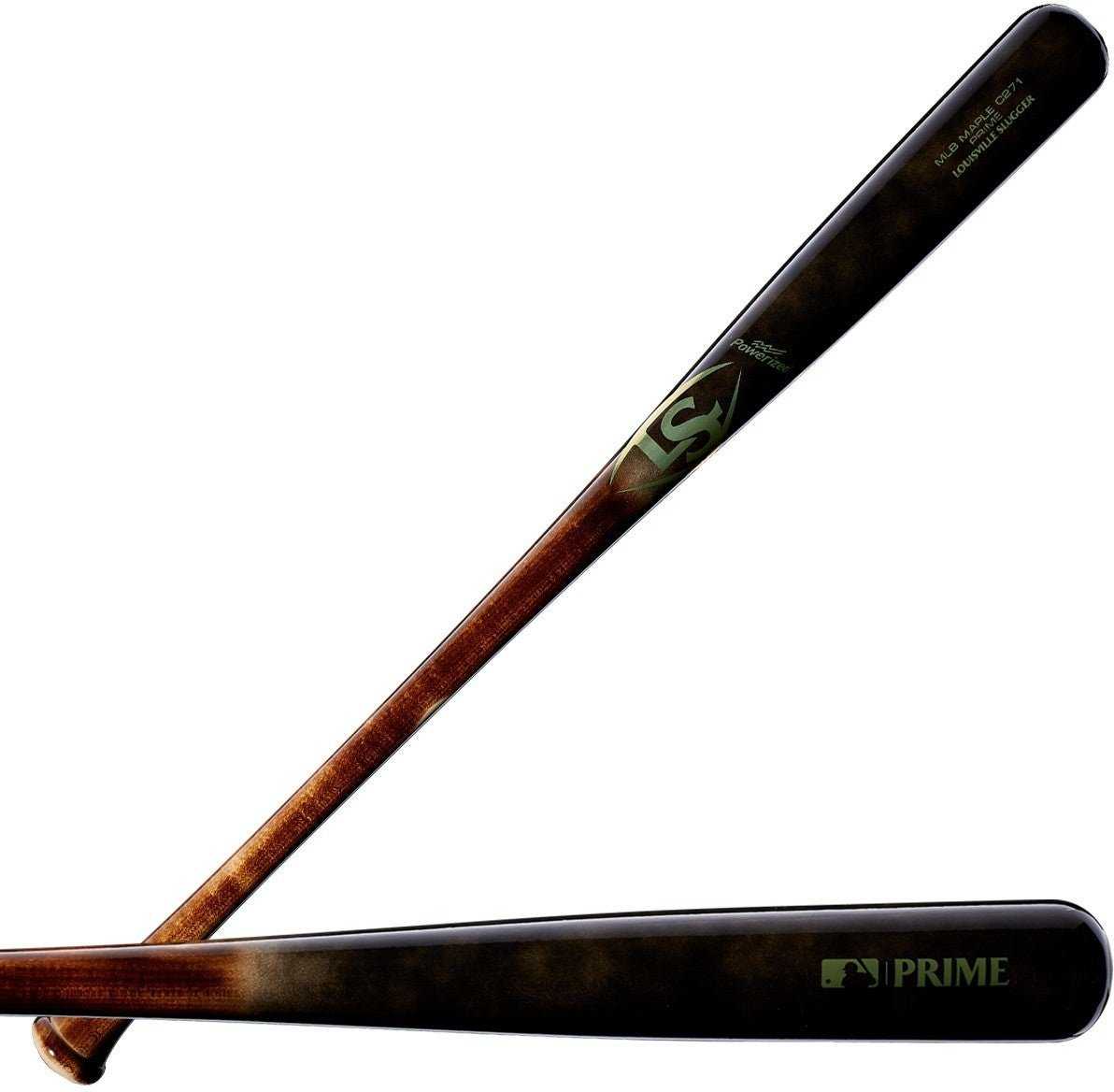 Louisville Slugger MLB Prime Maple C271 High Roller Baseball Bat - Flame Black