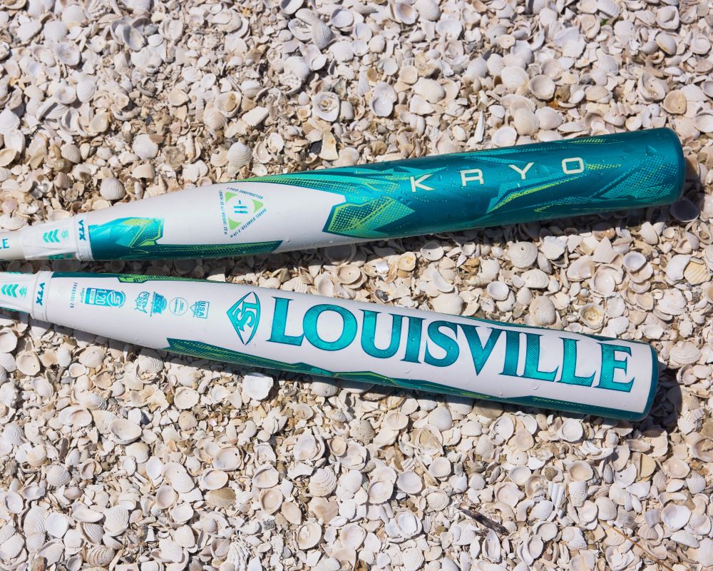 Louisville Slugger 2026 Kryo (-10) Fastpitch Bat WBL4135010 - Teal White - HIT a Double - 8