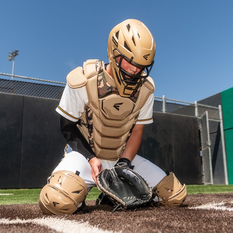 Easton MAV X Adult Catcher's Gear Set MAVXKITL - Tan Army Camo