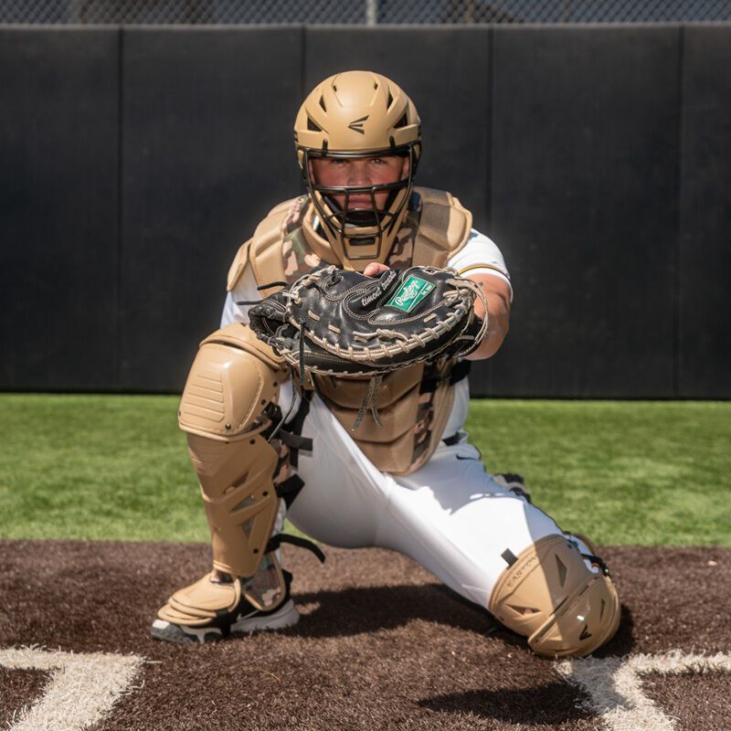 Easton MAV X Adult Catcher's Gear Set MAVXKITL - Tan Army Camo