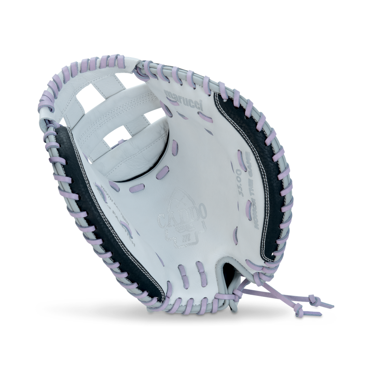 Marucci Caddo Fastpitch V2 33.00" Catcher's Mitt MFG2CDFP33 - White Light Purple