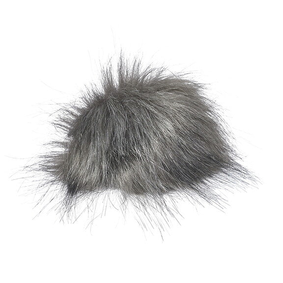 J. America 5010JA Swapable Beanie Pom Pom - Gray