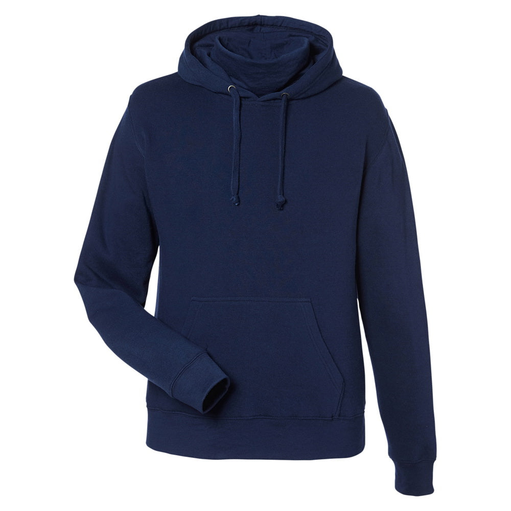 J. America 8879J Gaiter Fleece Hooded Sweatshirt - 8879 - Navy