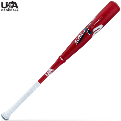 Marucci CATX2 Connect -11 USA Approved 2 5/8" Barrel Bat - White Red - HIT a Double - 1