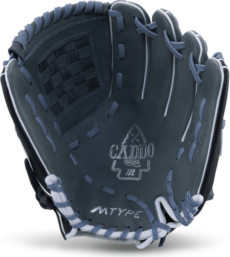 Marucci Caddo Youth Fastpitch 11.50&quot; Utility Glove MFGCDFP1150 - Gray Black - HIT a Double - 2