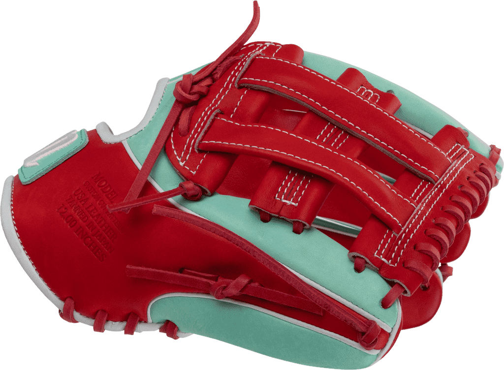 Marucci Capitol M Type 45A3 12.00&quot; Infield Glove MFG2CP45A3 - Mint Red - HIT a Double - 3