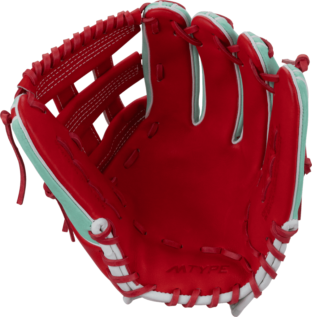 Marucci Capitol M Type 45A3 12.00&quot; Infield Glove MFG2CP45A3 - Mint Red - HIT a Double - 2