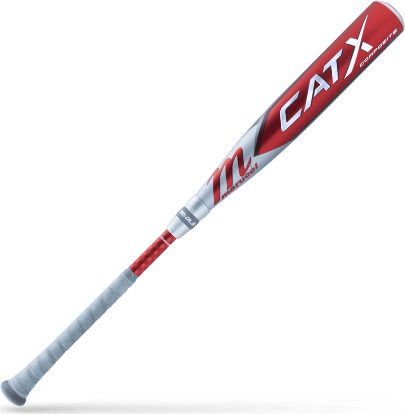Marucci CatX Composite BBCOR -3 Bat - White Red - HIT a Double - 2