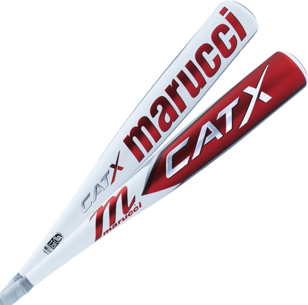 Marucci CatX USSSA -8 Bat - White Red - HIT a Double - 1