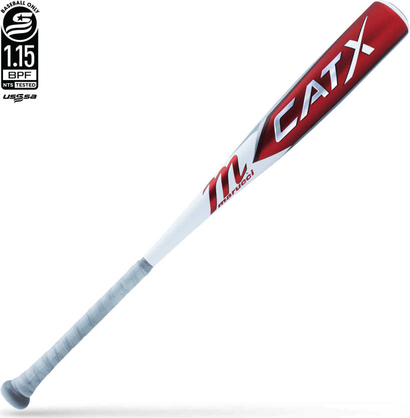 Marucci CatX USSSA -8 Bat - White Red - HIT a Double - 2