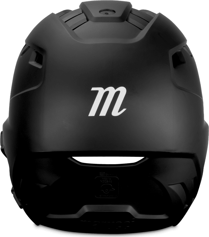Marucci DuraVent Helmet with Jaw Guard - Black - HIT a Double - 3