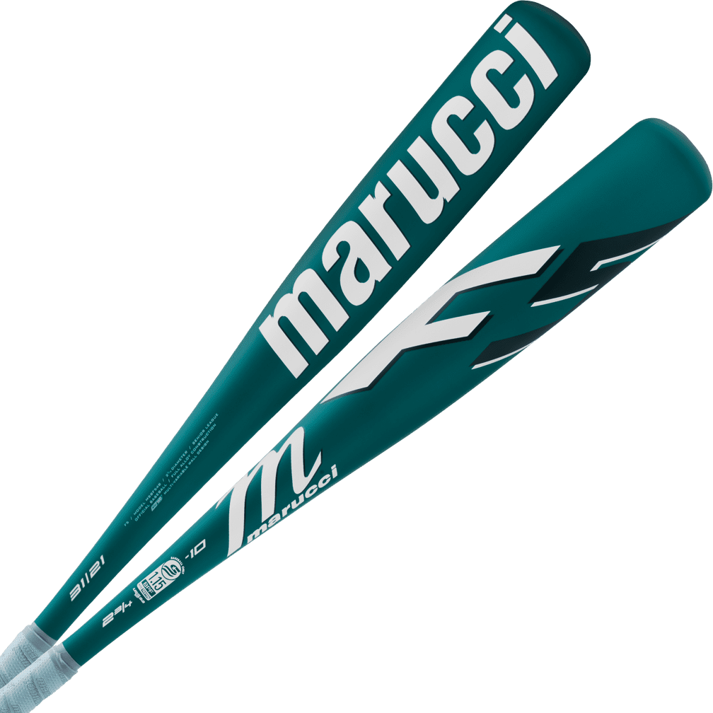 Marucci F5 2024 USSSA -10 Bat - White Teal - HIT a Double - 1