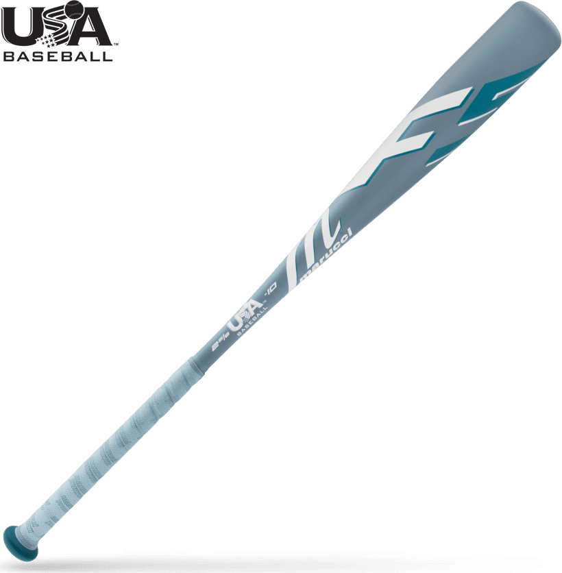 Marucci F5 USA Approved -10 Bat - White Gray - HIT a Double - 2