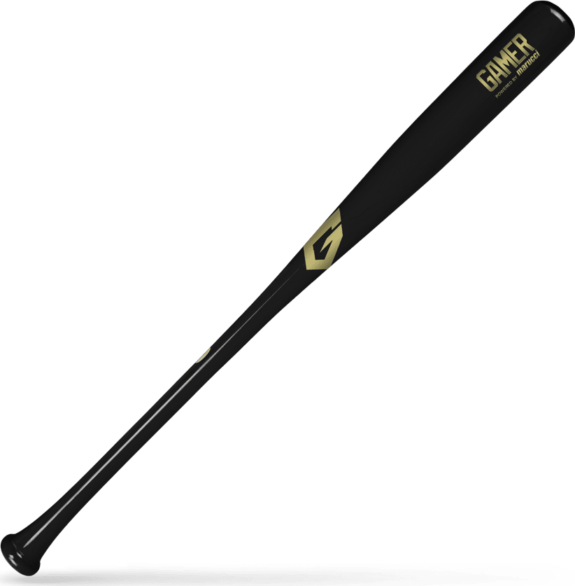Marucci Gamer Maple Wood Bat MVEGMR - Black - HIT a Double - 1