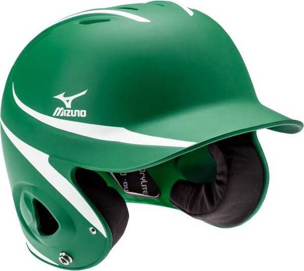 Mizuno MBH252 MVP with FP Mask 2Tone - Forest, White - HIT a Double - 1