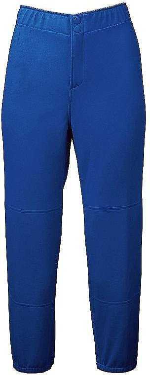 Mizuno Select Non-Belted Low Rise Fastpitch Pant - Royal