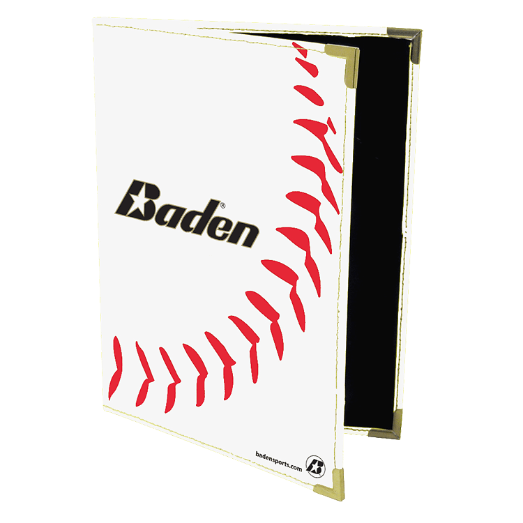Baden Sports Baseball Leather Notebook Cover