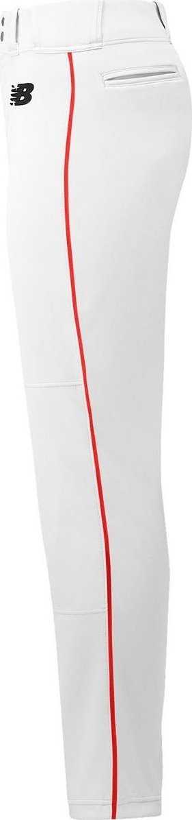 New Balance Adversary 2 Adult Piped Pant - White Red - HIT A Double