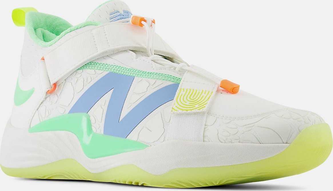 New Balance FuelCell Lindor 2 Pre Gme Turf Shoes - White Yellow Green - HIT a Double - 2