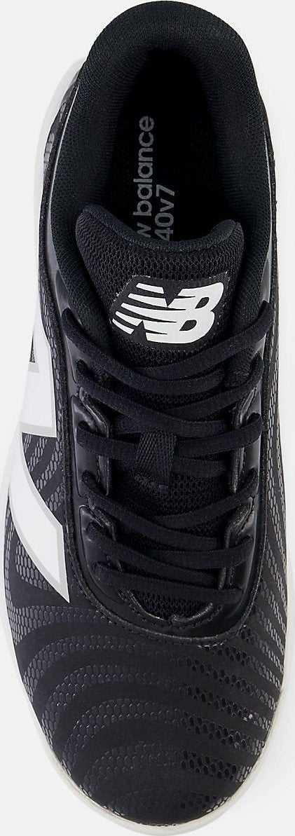New Balance Youth J4040v7 Low Rubber Molded Cleat - Black - HIT a Double - 5