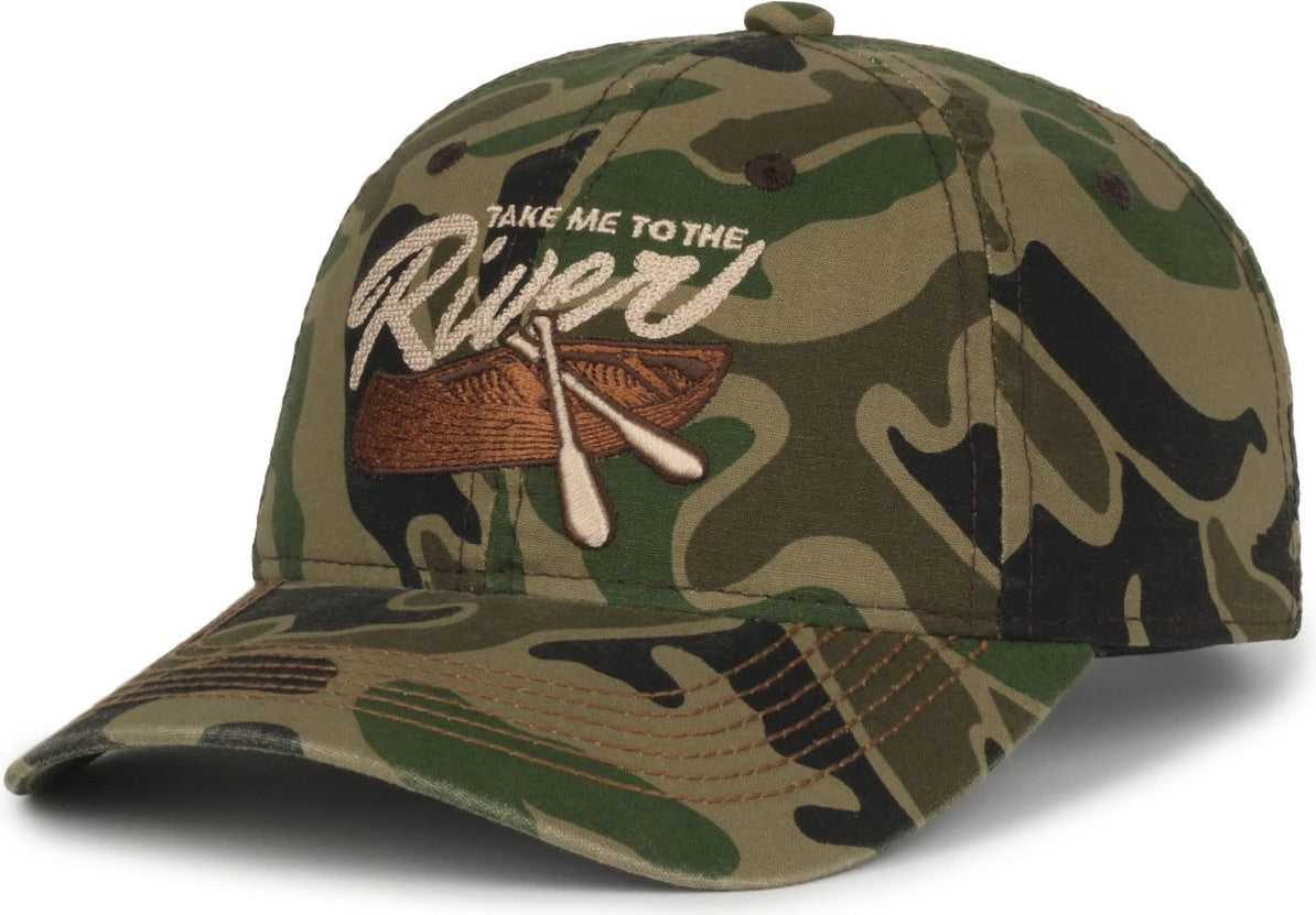Oc Sports River01 Dark Classic Camo Cap - Generic - Green / 6 7/8’’ - 7 1/2’’