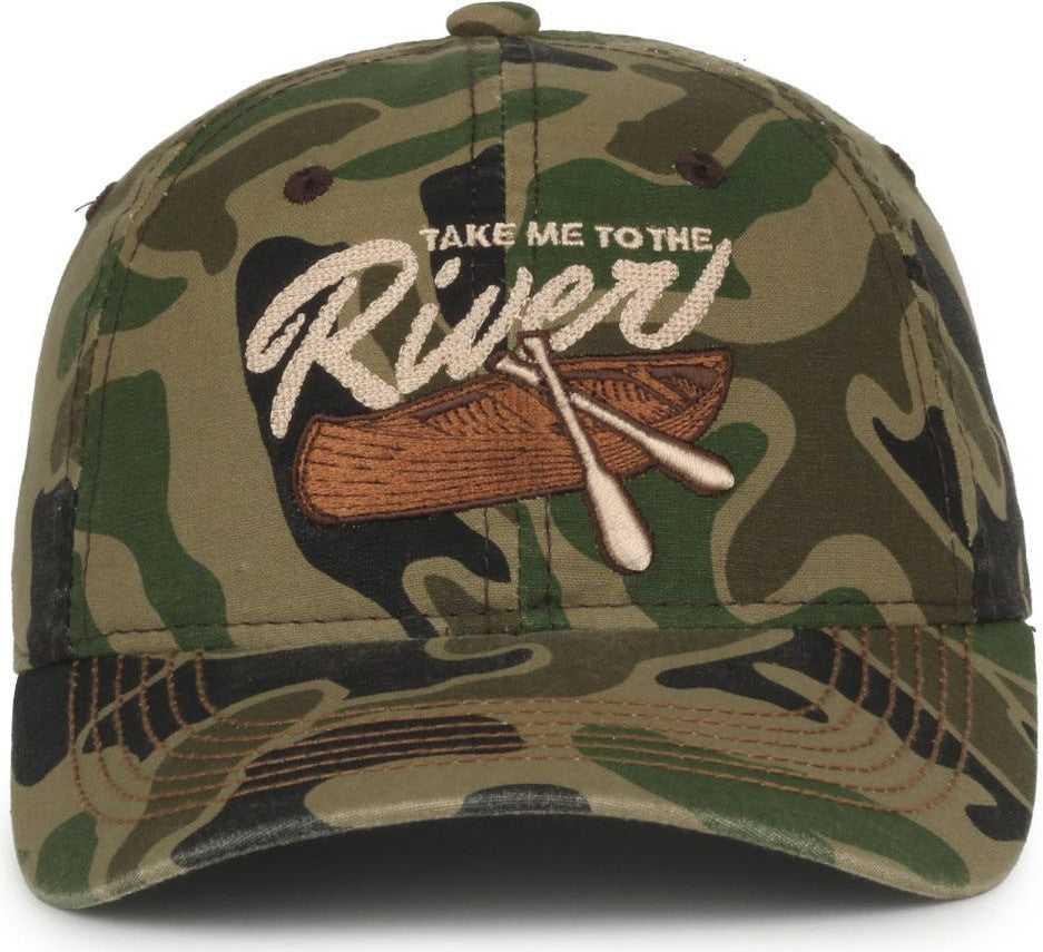 Oc Sports River01 Dark Classic Camo Cap - Generic - Green / 6 7/8’’ - 7 1/2’’