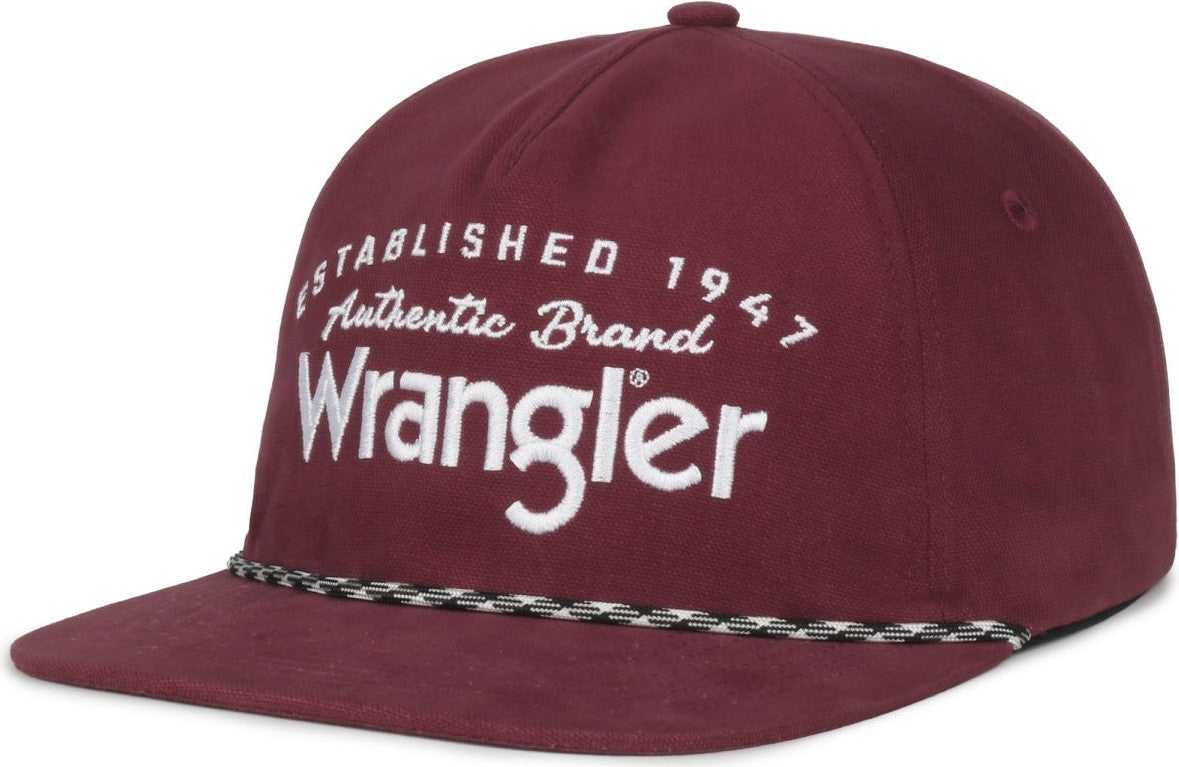 Oc Sports Wra-117 Wranger Cap Unstructured with Cord - Maroon - Osfm