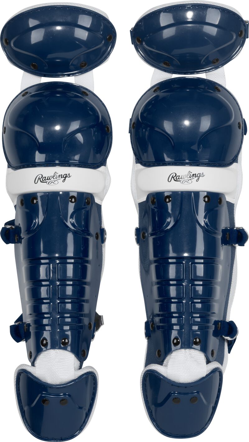 Rawlings Players 3 Series Junior Baseball Catchers Gear Set - Navy White - HIT a Double - 4