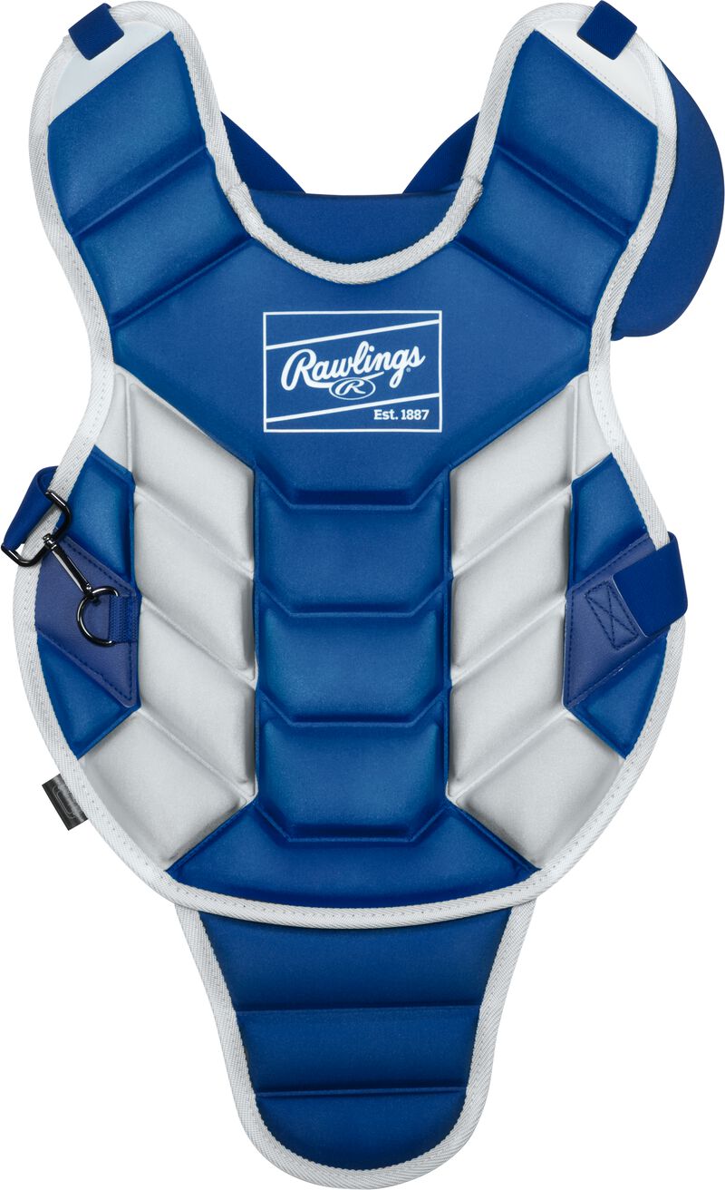 Rawlings Players 3 Series Junior Baseball Catchers Gear Set - Royal White - HIT a Double - 3