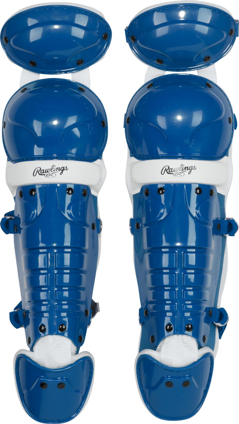 Rawlings Players 3 Series Youth Baseball Catchers Gear Set - Royal White - HIT a Double - 4
