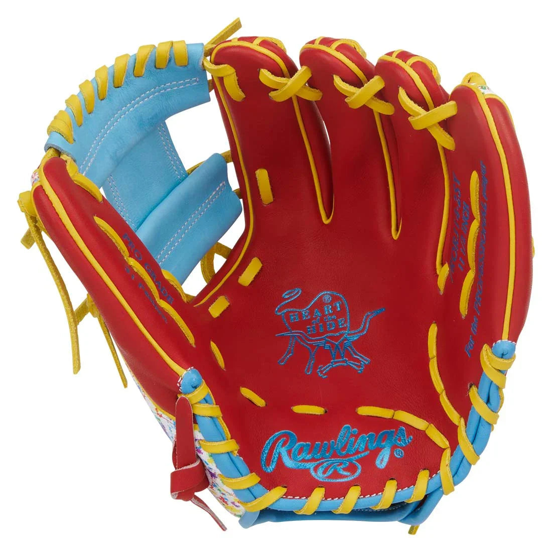 Rawlings Heart of the Hide 11.50" Baseball Infield Glove PROR314-2SY - Red