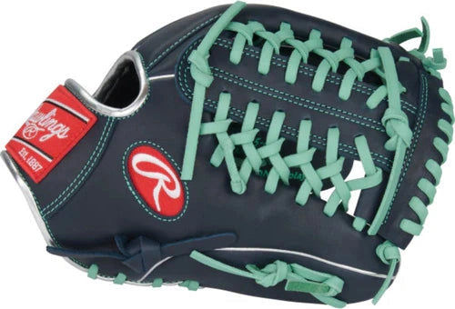 Rawlings R9 Series 11.75&quot; Infield Pitcher&#39;s Glove R9205-4N - Black Mint