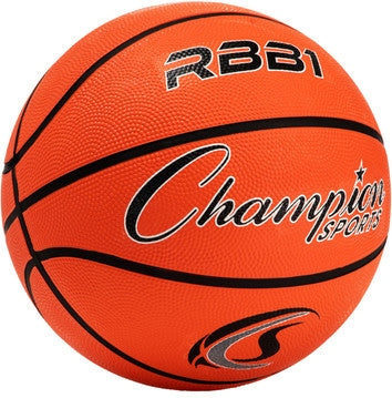 Champion Sports RBB1 Size 7 Rubber Basketball - Ea