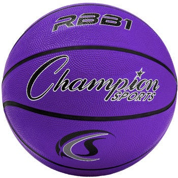 Champion Sports RBB1 Size 7 Rubber Basketball - Ea