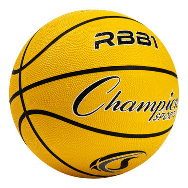 Champion Sports RBB1 Size 7 Rubber Basketball - Ea