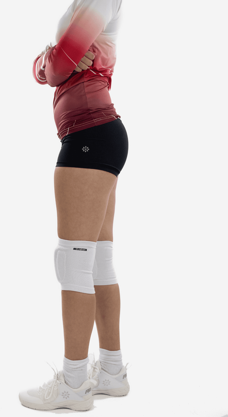 RIT-IT Women's Revolution Period-Protection Volleyball Spandex 3" Inseam Shorts - Black