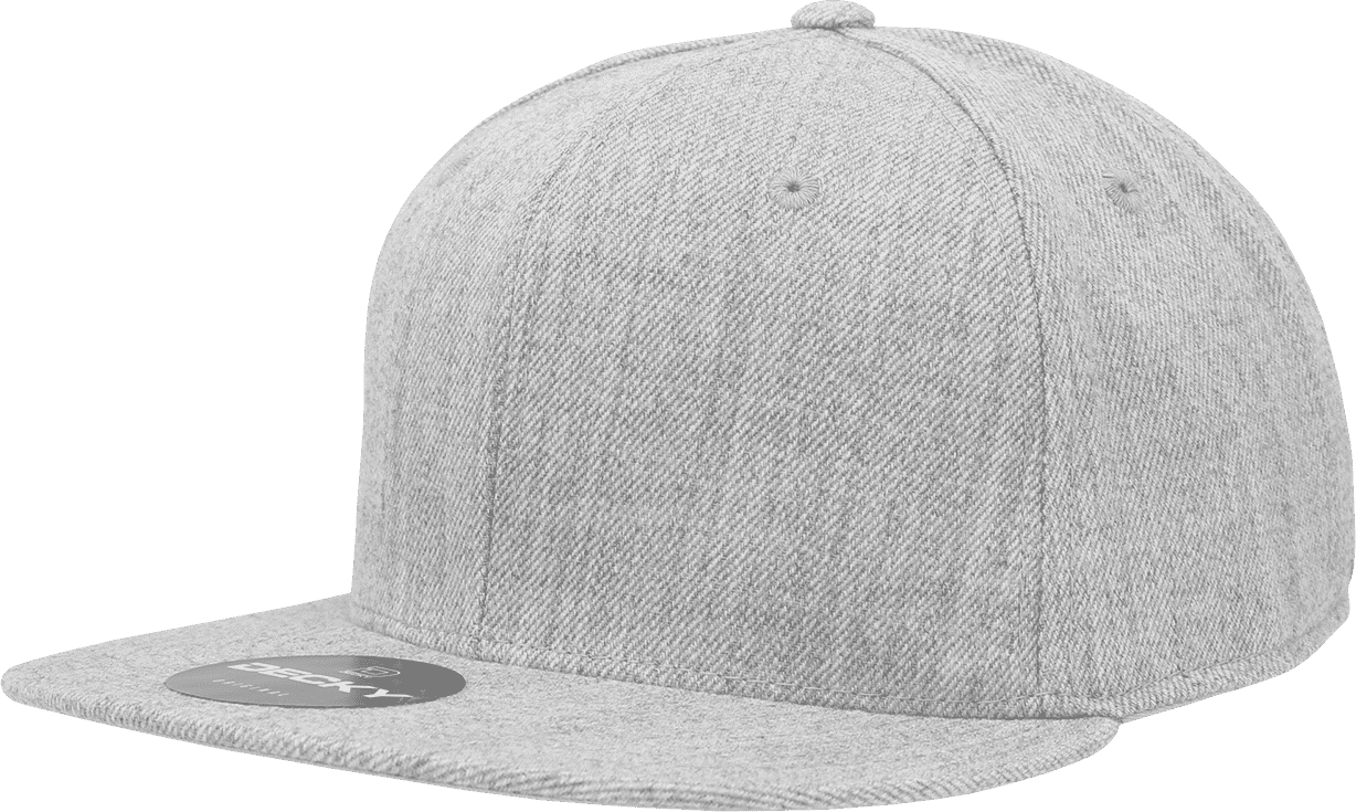 Decky Rp1 Retro Fitted Cap - Heather Gray - 6.875