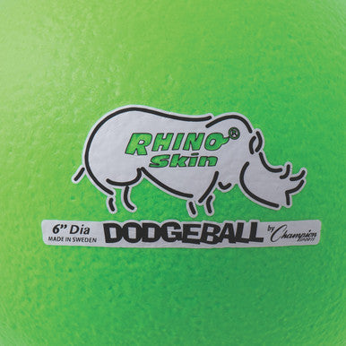Champion Sports RXD6 6&quot; Rhino Skin Low Bounce Dodgeball - Ea