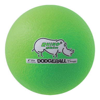Champion Sports RXD6 6&quot; Rhino Skin Low Bounce Dodgeball - Ea