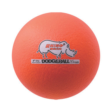 Champion Sports RXD6 6&quot; Rhino Skin Low Bounce Dodgeball - Ea