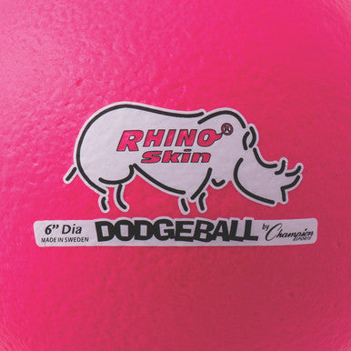 Champion Sports RXD6 6&quot; Rhino Skin Low Bounce Dodgeball - Ea