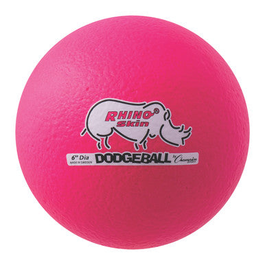 Champion Sports RXD6 6&quot; Rhino Skin Low Bounce Dodgeball - Ea
