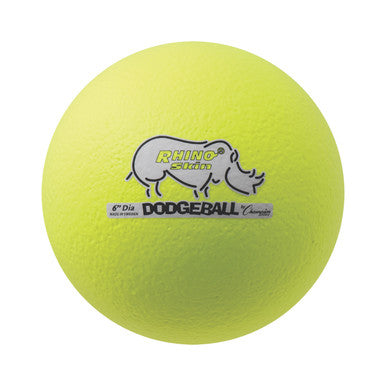 Champion Sports RXD6 6&quot; Rhino Skin Low Bounce Dodgeball - Ea