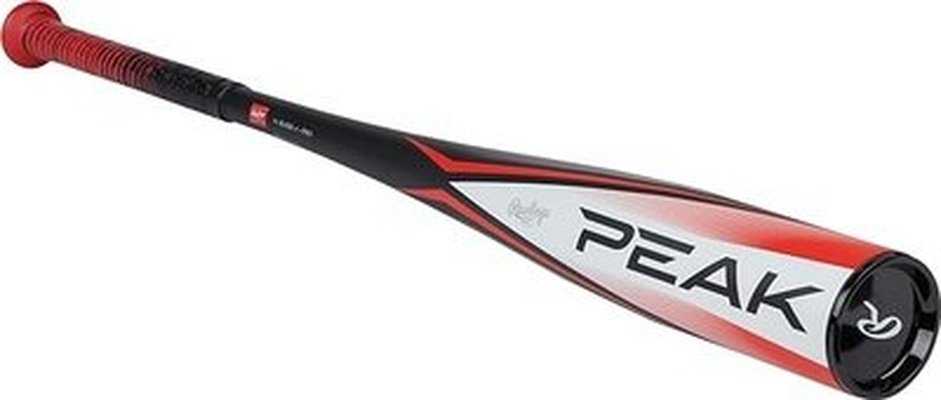 Rawlings 2024 Peak -10 2 5/8&quot; USA Approved Big Barrel Bat - Black Red - HIT a Double - 2