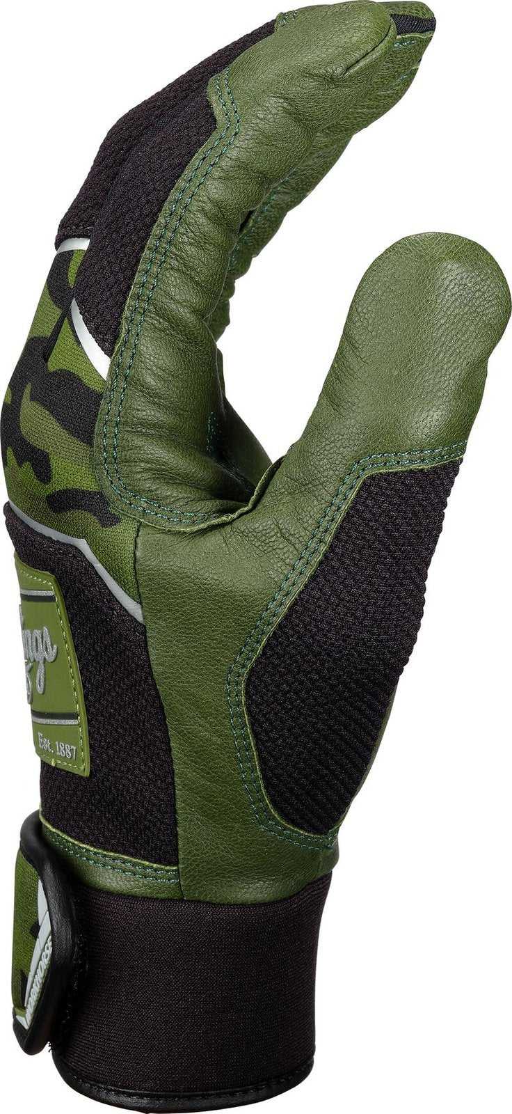 Rawlings 2024 Workhorse Youth Batting Gloves - Army Camo - HIT a Double - 3