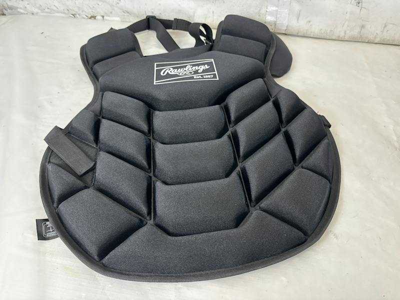 Rawlings Baseball Chest Protector 15&quot; CPP2Y-YOUTH-REVA - Black - HIT a Double - 1