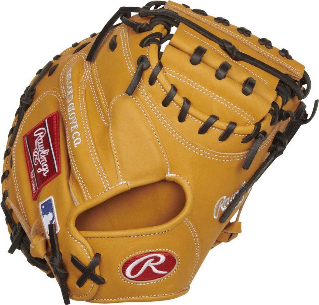 Rawlings Heart of the Hide 33.00" Catcher's Mitt PROTCM33T - Tan - HIT a Double - 1